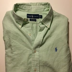 Ralph Lauren Custom Fit XL Long Sleeve Polo